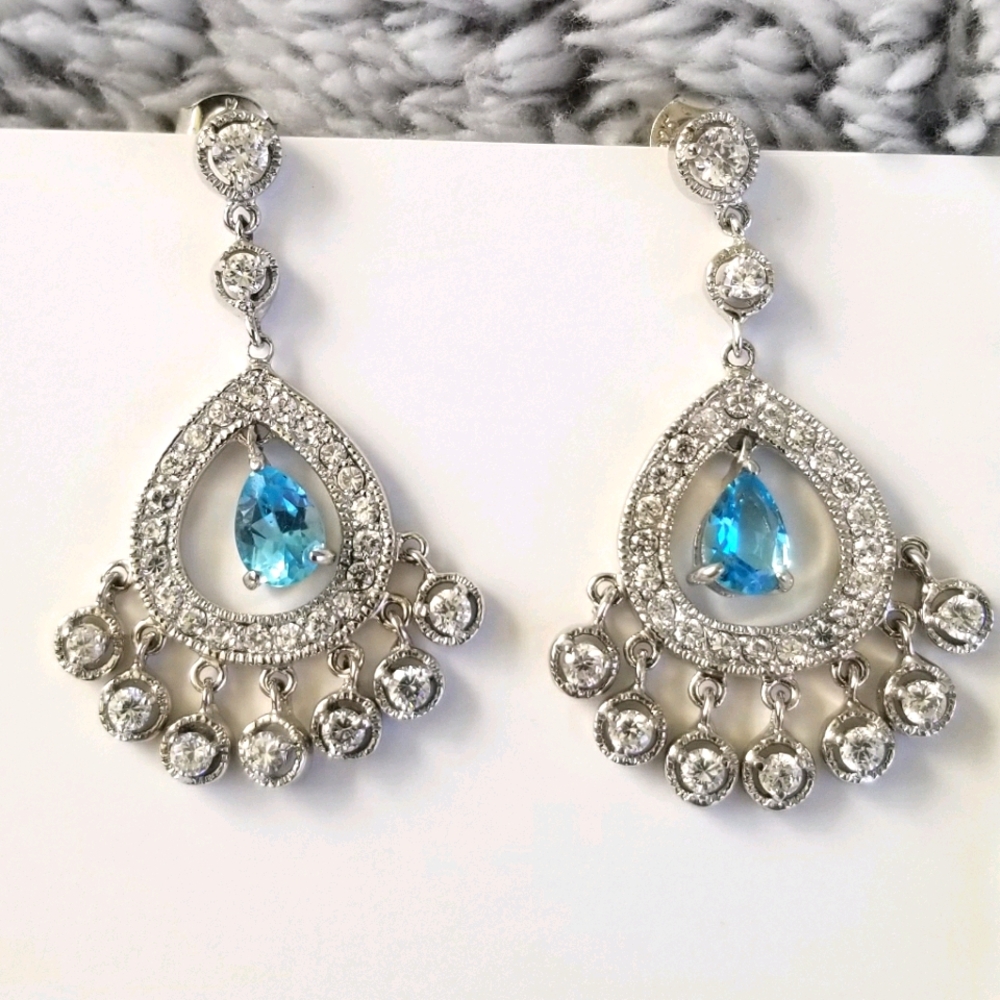 Marked 925 dangle earrings